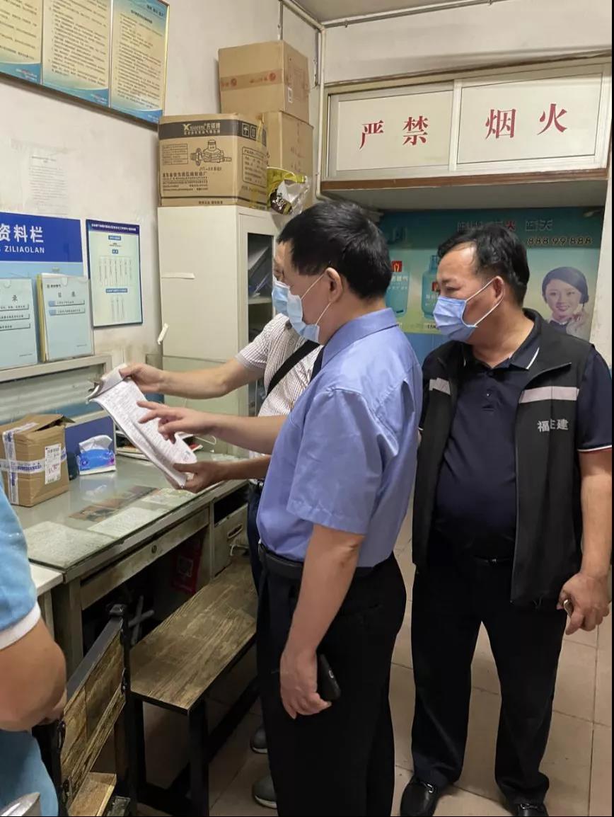 刻不容缓！福检第五检察部开展燃气行业安全管理监督活动