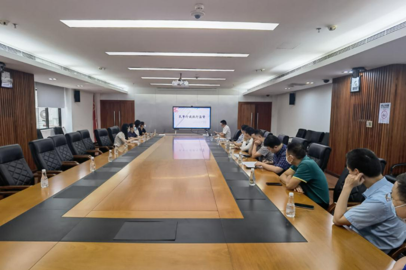 我院第五检察部开展民事、行政、公益诉讼 部门业务学习会